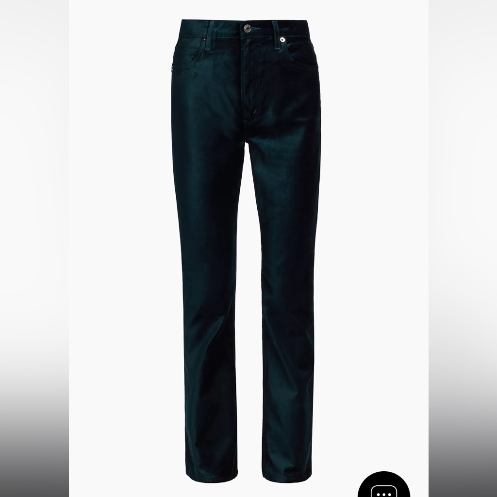 Nwot Agolde Nico Velvet Boot-Cut Trousers - Never Worn!